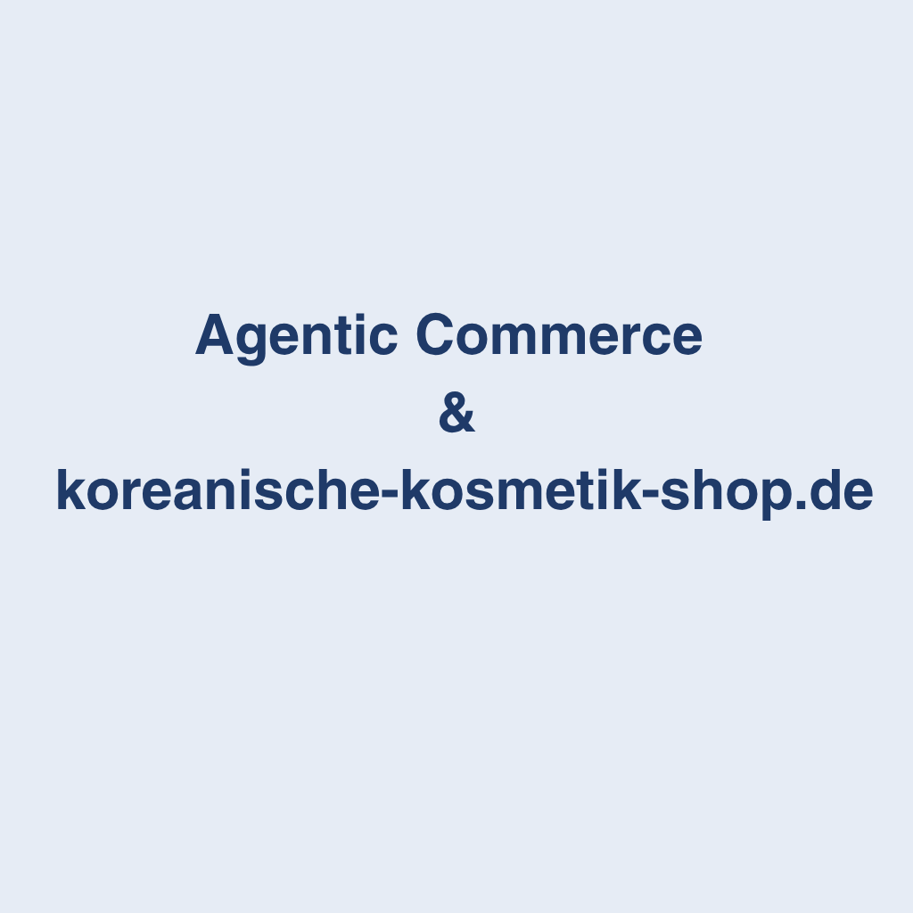 Koreanische Kosmetik kaufen — dein KI-Assistent übernimmt die Suche