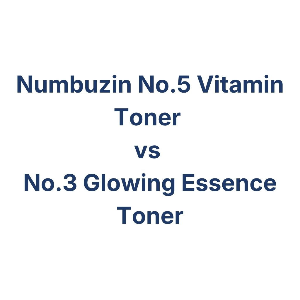 Numbuzin No.5 Vitamin Toner vs No.3 Glowing Essence Toner – K-Beauty Produktvergleich koreanische Kosmetik