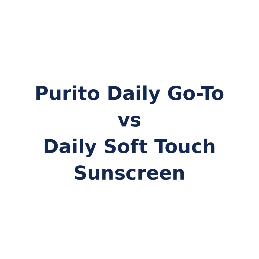 Purito Daily Go-To vs Daily Soft Touch Sunscreen – K-Beauty Produktvergleich koreanische Kosmetik
