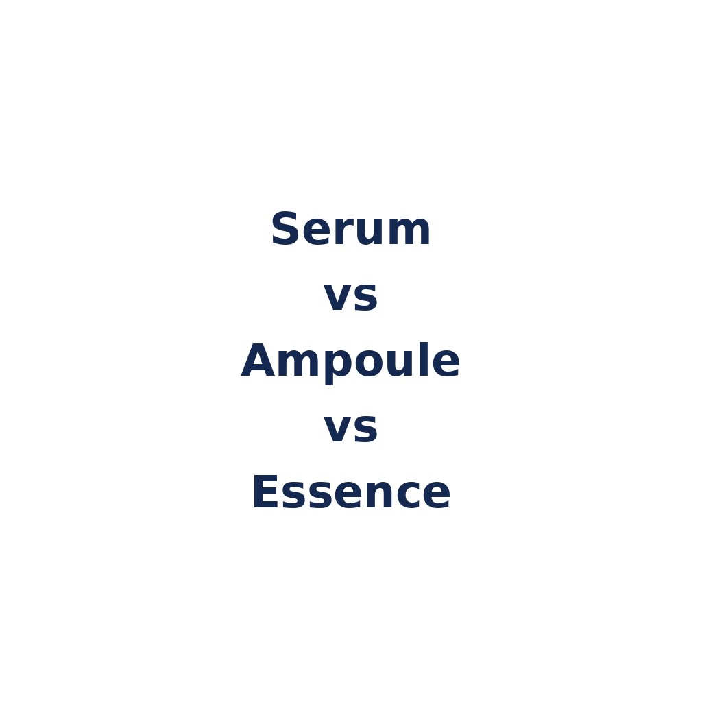 Serum vs Ampoule vs Essence – der Unterschied – K-Beauty Produktvergleich koreanische Kosmetik