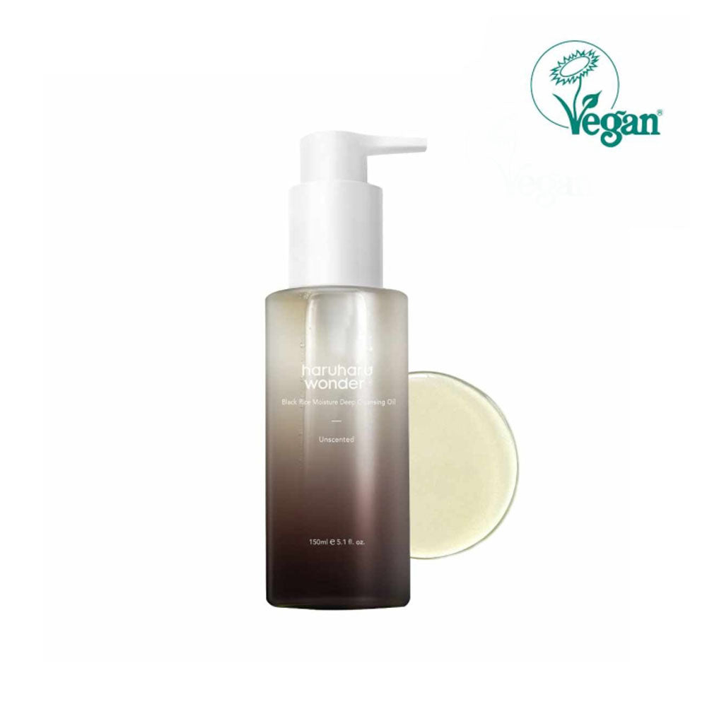 K-Beauty HaruHaru Wonder Black Rice Moisture Deep Cleansing Oil 150ml EAN 8809532221349 Korean Skincare Koreanische Kosmetik