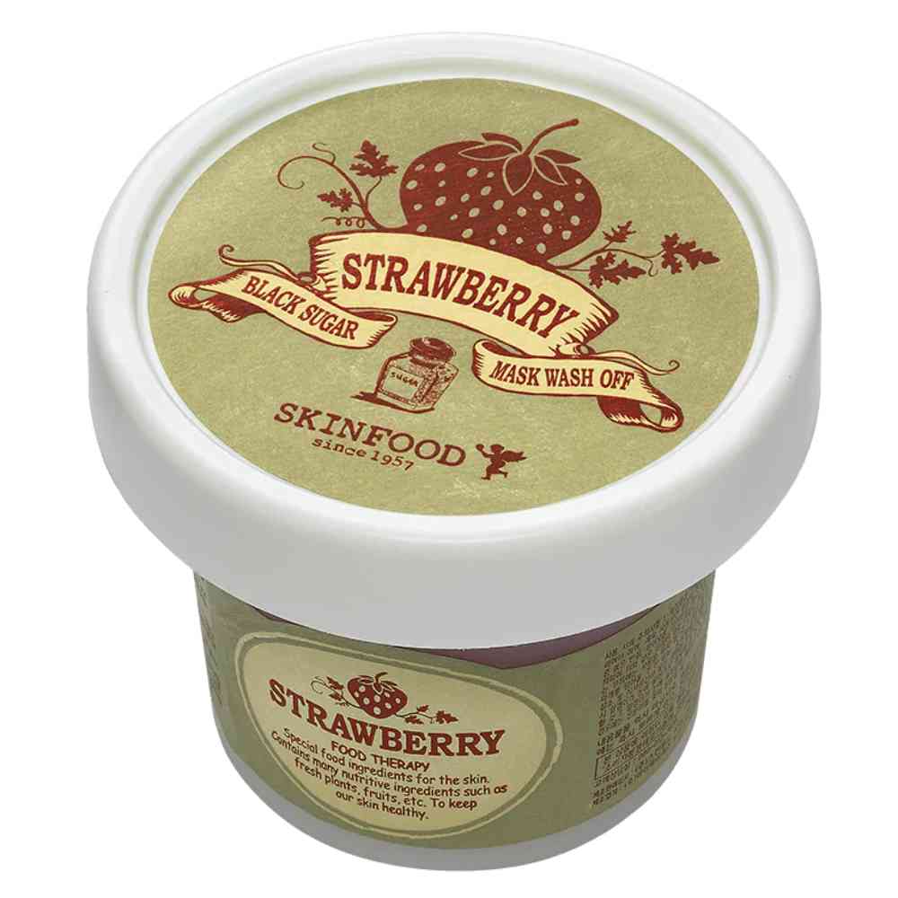 K-Beauty SKINFOOD Strawberry Sugar Mask Wash Off mit EAN 8809153102010 Koreanische Kosmetik Korean Skincare
