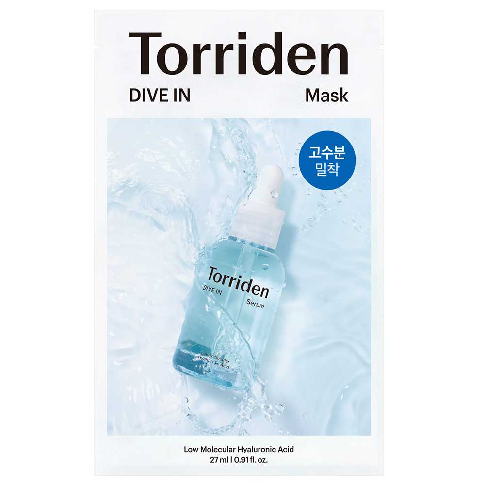 K-Beauty TORRIDEN DIVE IN Low Molecular Hyaluronic Acid Mask - 27 ml mit EAN 8809504742865 Koreanische Kosmetik Korean Skincare