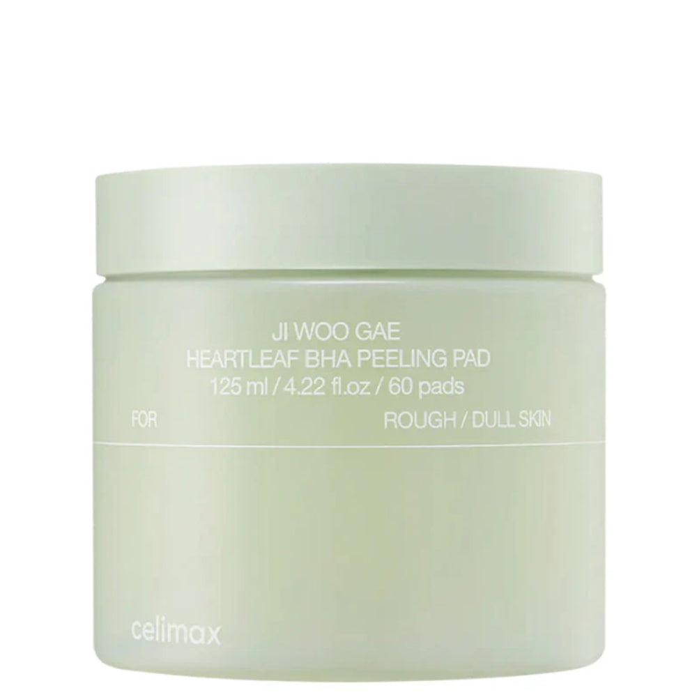 K-Beauty Celimax Jiwoogae Heartleaf BHA Peeling Pad 60 Pads mit EAN 8809463992615 Korean Skincare Koreanische Kosmetik