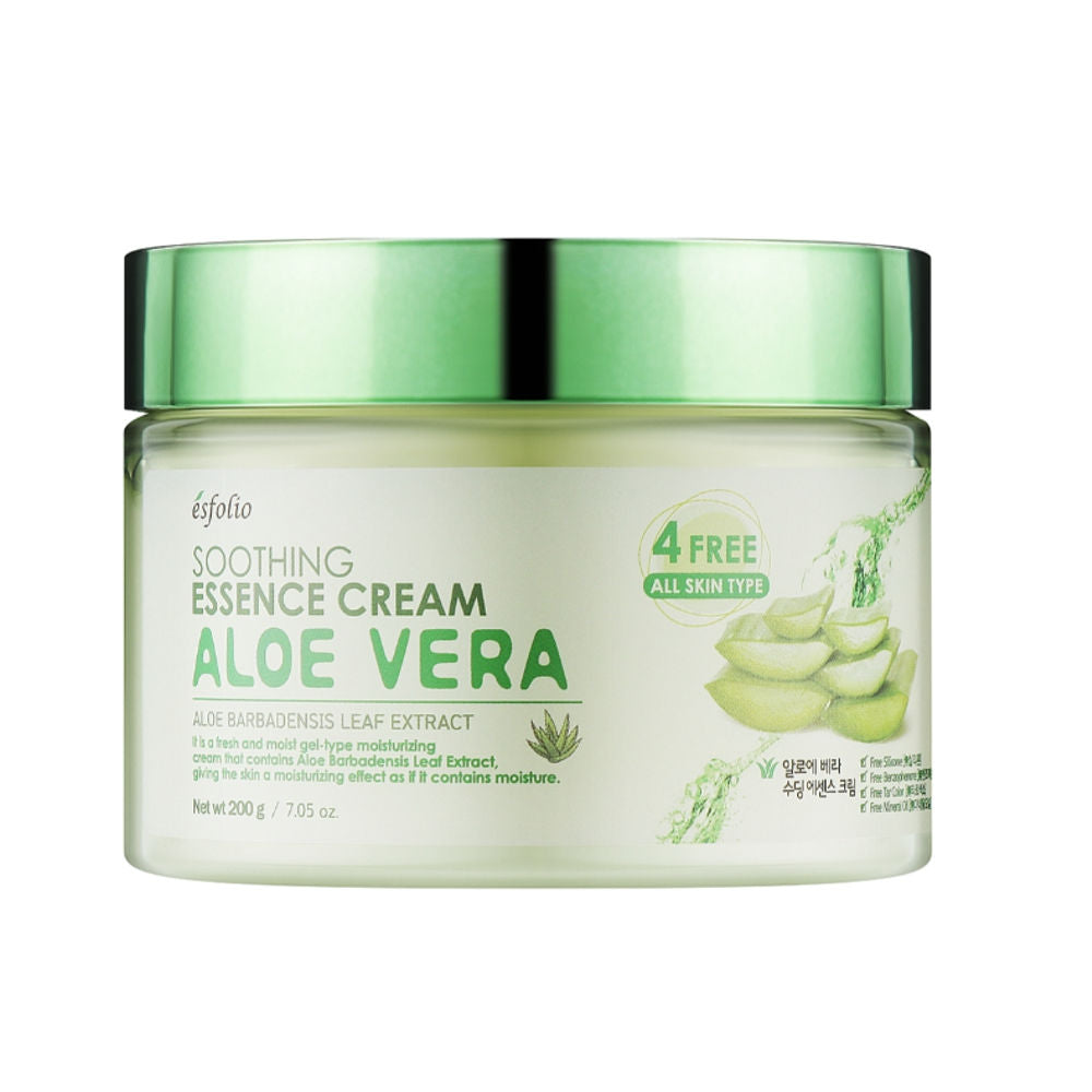 K Beauty Esfolio Soothing Essence Cream Aloe Vera 200 g mit EAN 8809901210158 Korean Skincare Koreanische Kosmetik