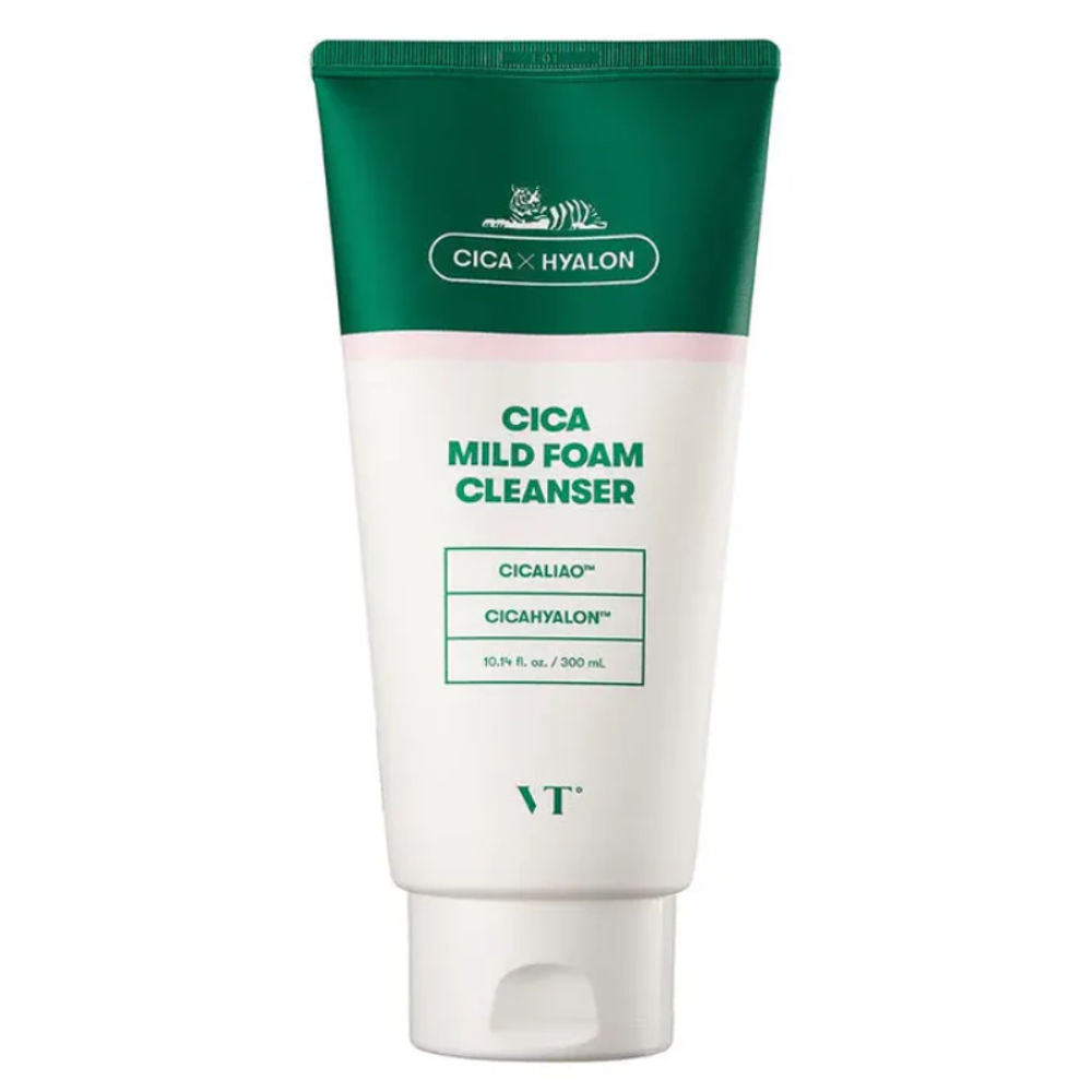 K Beauty VT Cosmetics Cica Mild Foam Cleanser 300 ml mit ean 8809695670114 Koreanische Kosmetik Korean Skincare