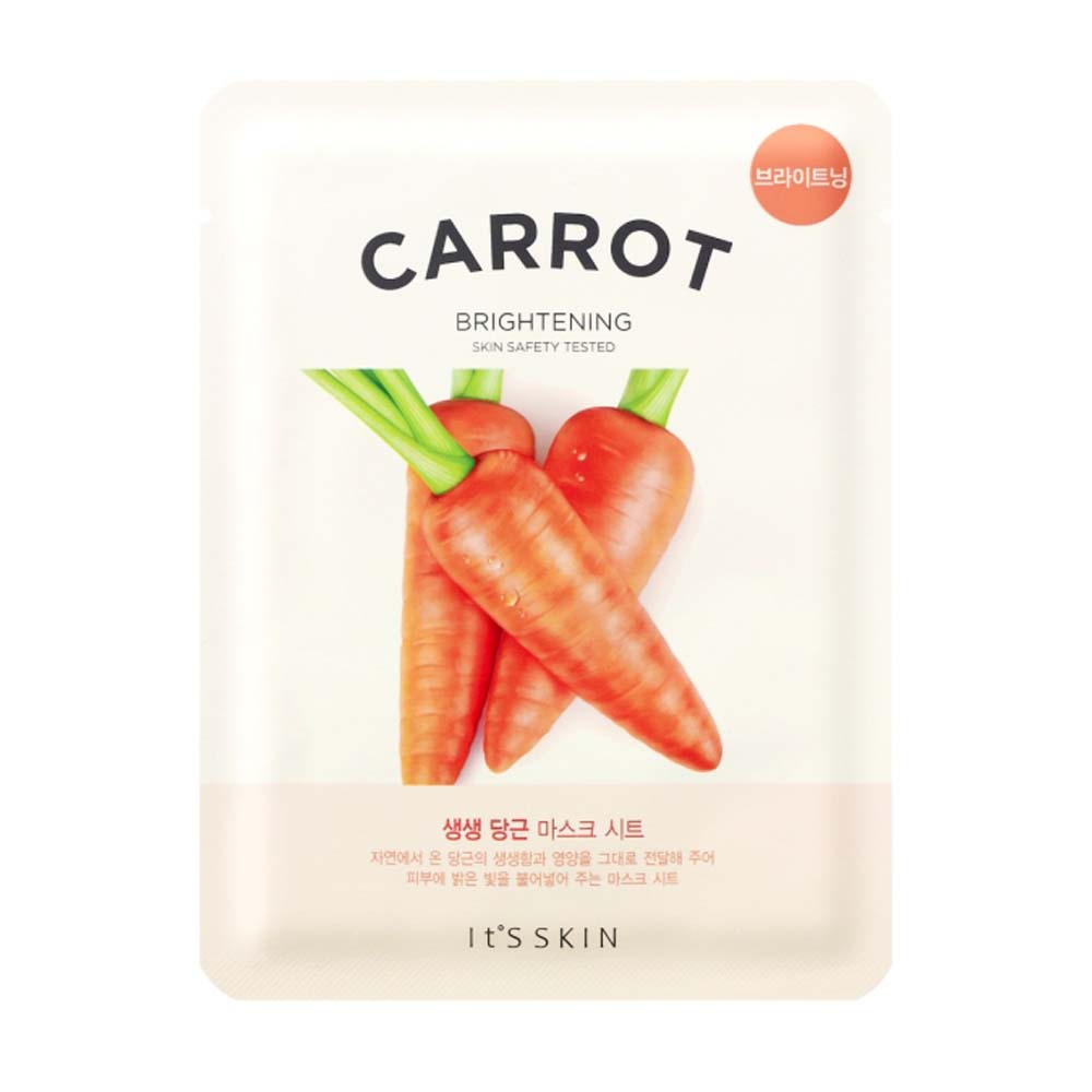 K-Beauty Its SKIN Carrot Clear Skin Mask Sheet 19 g EAN 8809323738025 Koreanische Kosmetik Korean Skincare