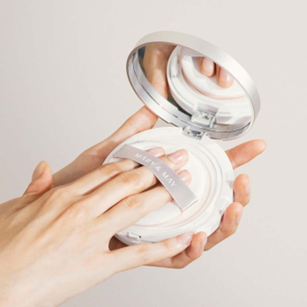 K-Beauty Mary-May Vegan Niacinamide Panthenol Sun Cushion SPF50 PA 25g EAN 8809670682040 Korean Skincare Koreanische Kosmetik