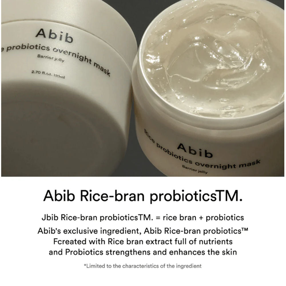 Korean Kosmetik Abib Rice Probiotics Overnight Mask Barrier Jelly 80 ml mit EAN 8809750460940 Koreanische Beauty K beauty