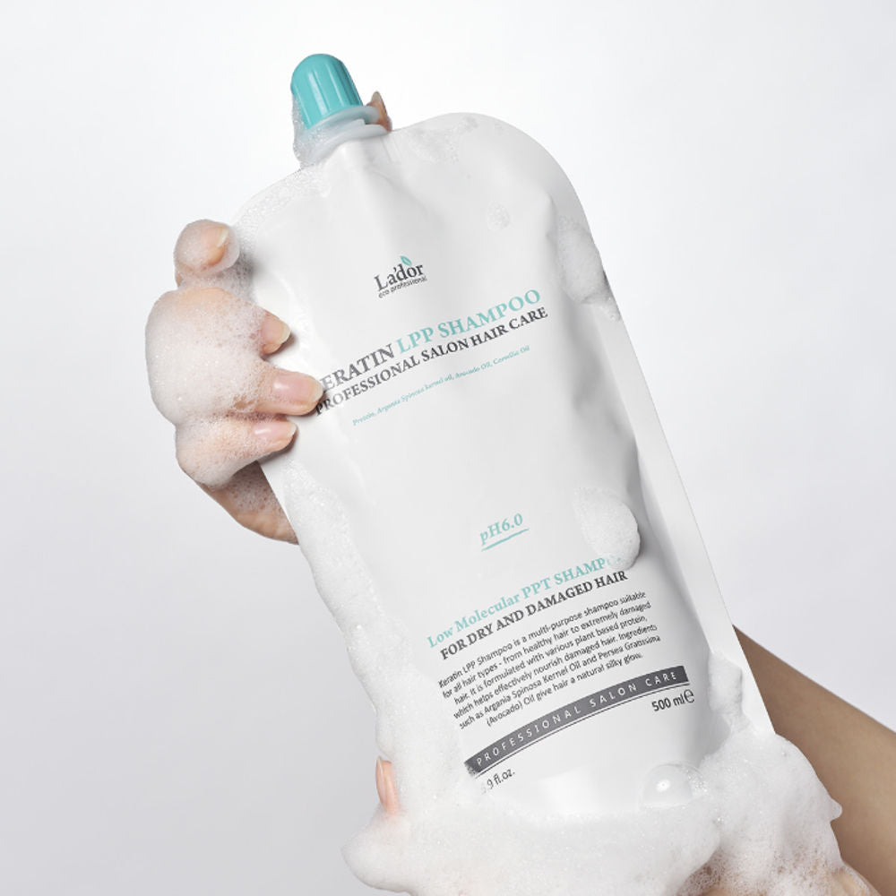 Korean Skincare Lador Keratin LPP Shampoo 500 ml mit EAN 8809789631694 Koreanische Kosmetik K Beauty