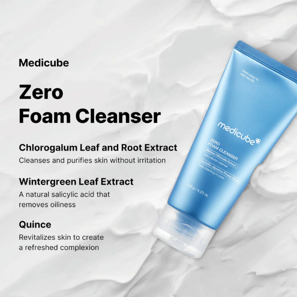 K Beauty Medicube Zero Foam Cleanser 120 g Korean Skincare Koreanische Kosmetik