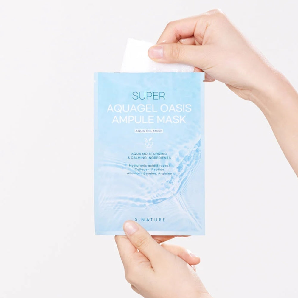 Korean Skincare S Nature Super Aquagel Oasis Ampule Mask 1 pc mit EAN 8809506310567 Koreanische Kosmetik K Beauty
