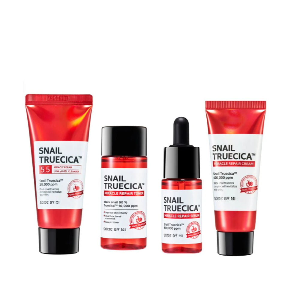 Korean Skincare SOME BY MI Snail TrueCICA Miracle Repair Starter Kit mit EAN 8809647390534 Koreanische Kosmetik K Beauty