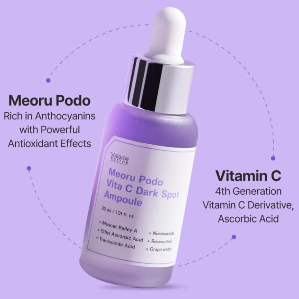 Korean Skincare Sungboon Editor Muscat Grape Vita C Brightening Ampoule 40 ml mit EAN 8809684564820 Koreanische Kosmetik K Beauty