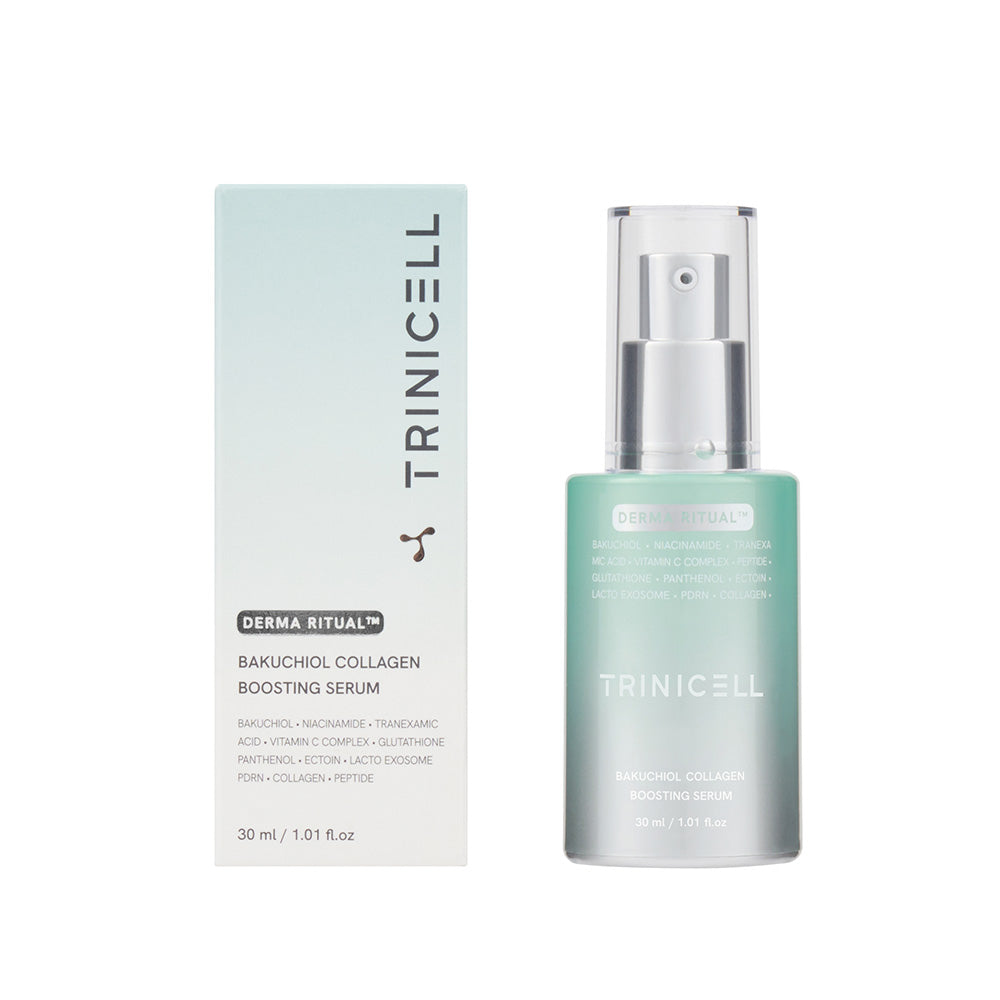 K-Beauty TRINICELL DermaRitual Bakuchiol Collagen Boosting Serum 30 ml mit EAN 8800296557507 – Korean Skincare Koreanische Kosmetik
