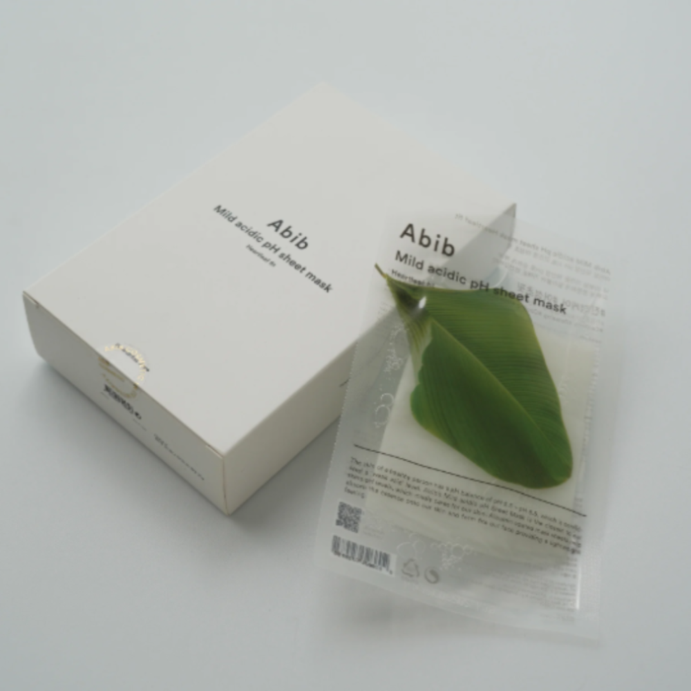 Korean Skincare Abib Mild Acidic pH Sheet Mask Heartleaf Fit 30 ml mit EAN 8809624725731 K Beauty Koreanische Skincare