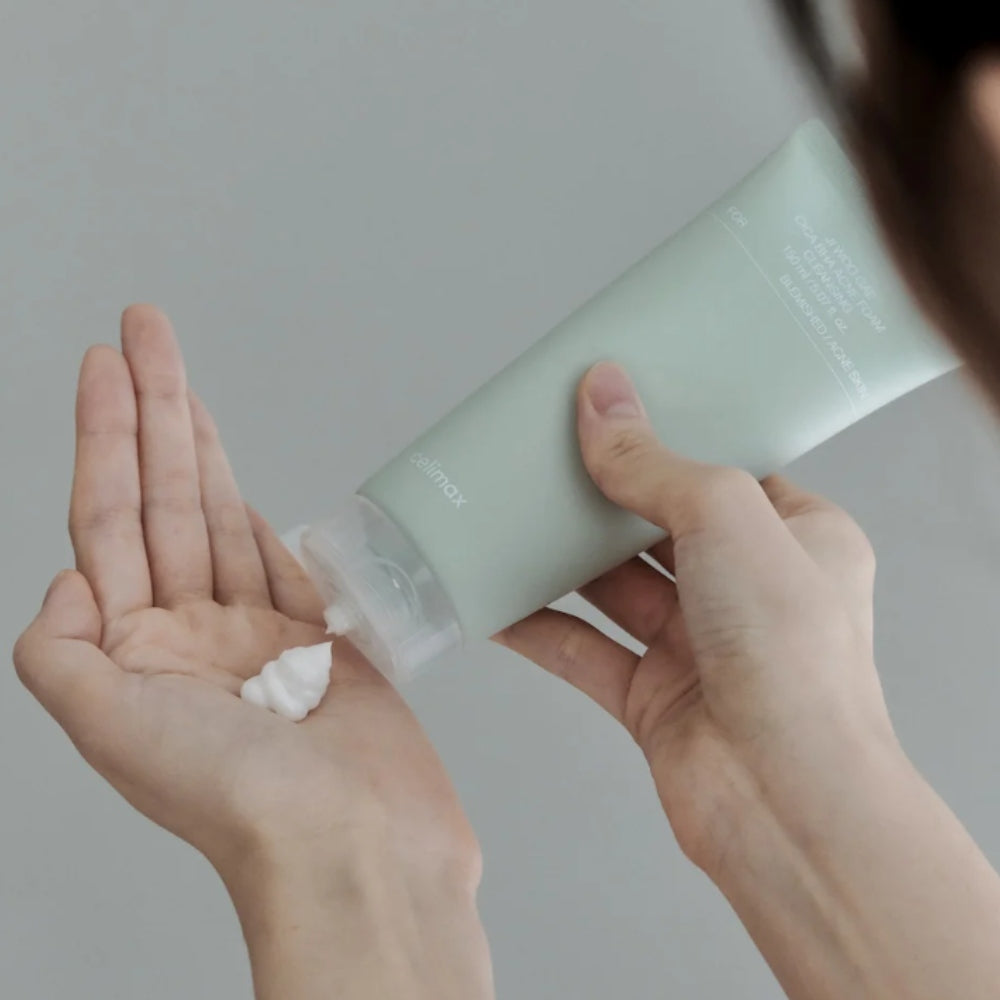 Korean Skincare Celimax Ji Woo Gae Cica BHA Acne Foam Cleansing 150 ml mit EAN 8809783324097Koreanische Kosmetik K-Beauty