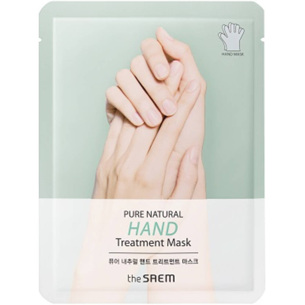 Koreanische Kosmetik THE SAEM Pure Natural Hand Treatment Mask mit EAN 8806164159316 K-Beauty Korean Skincare