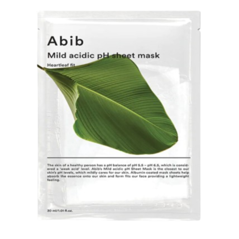K Beauty Abib Mild Acidic pH Sheet Mask Heartleaf Fit 30 ml mit EAN 8809624725731 Korean Skincare Koreanische Skincare