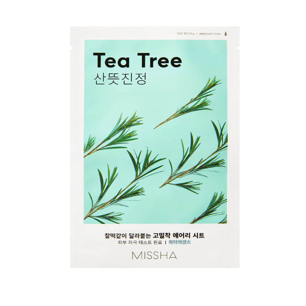 K Beauty MISSHA Airy Fit Sheet Mask Tea Tree 19 g mit EAN 8809581454750 Korean Skincare Koreanische Kosmetik