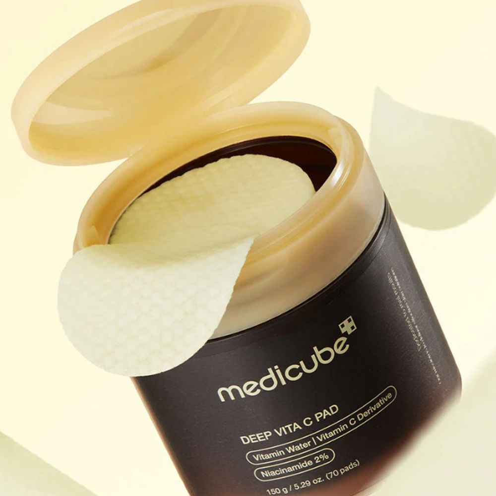Korean Skincare Medicube Deep Vita C Pad - 70 Pads mit EAN 8800256109661 Koreanische Kosmetik K Beauty