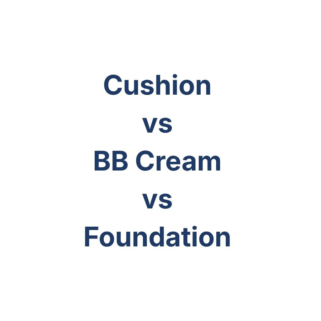 Cushion vs BB Cream vs Foundation – der Unterschied – K-Beauty Produktvergleich koreanische Kosmetik