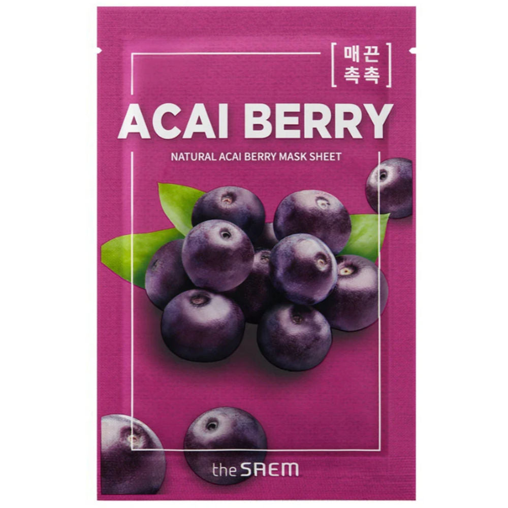 The SAEM | Natural Acai Berry Mask Sheet - 21 ml