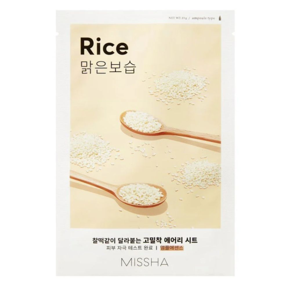 K beauty Missha Airy Fit Sheet Mask Rice 19 g mit EAN 8809581454804 Korean Skincare Koreanische Kosmetik