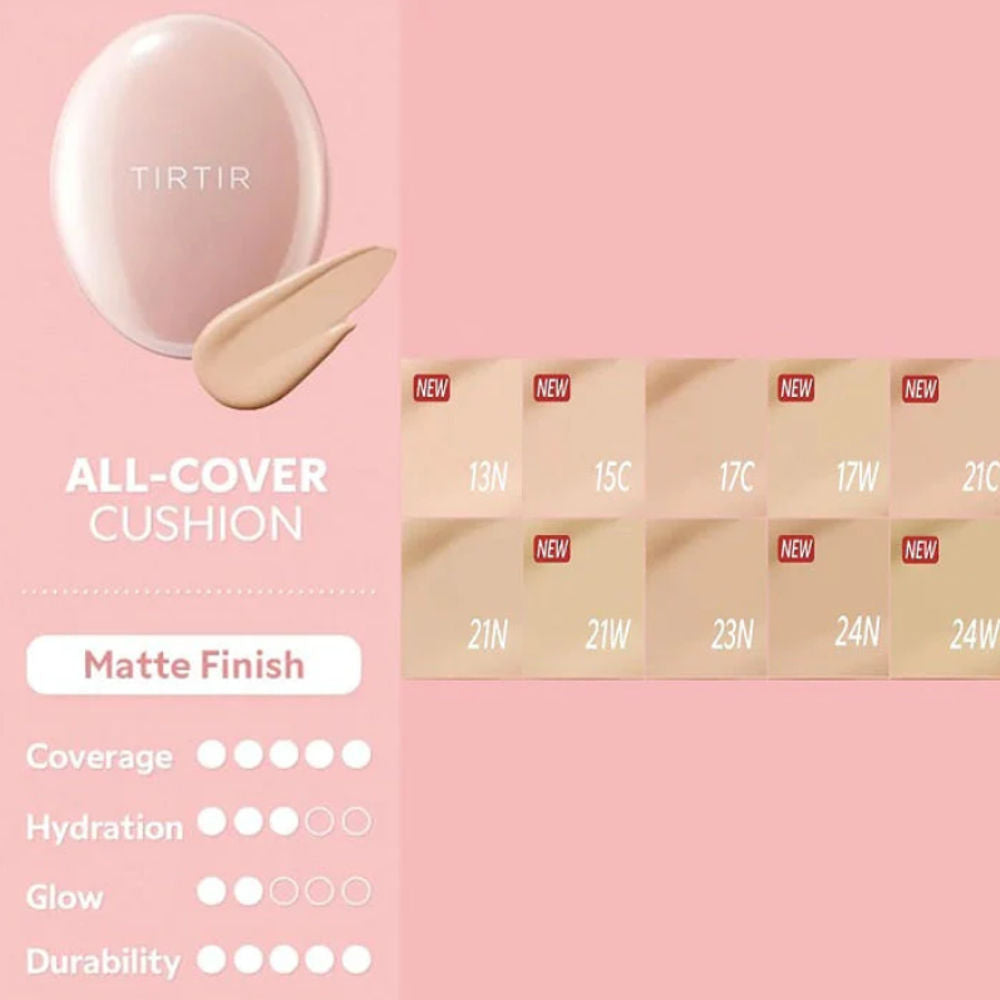 K beauty TIRTIR Mask Fit All Cover Cushion 18 g Koreanische Kosmetik Korean Skincare