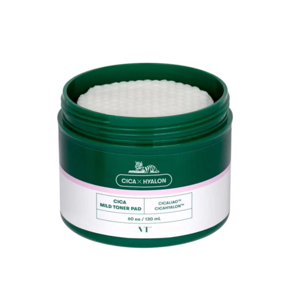 Korean Skincare VT Cosmetics Mild Toner Pad 60 pads mit EAN 8809695670640 Koreanische Kosmetik K Beauty