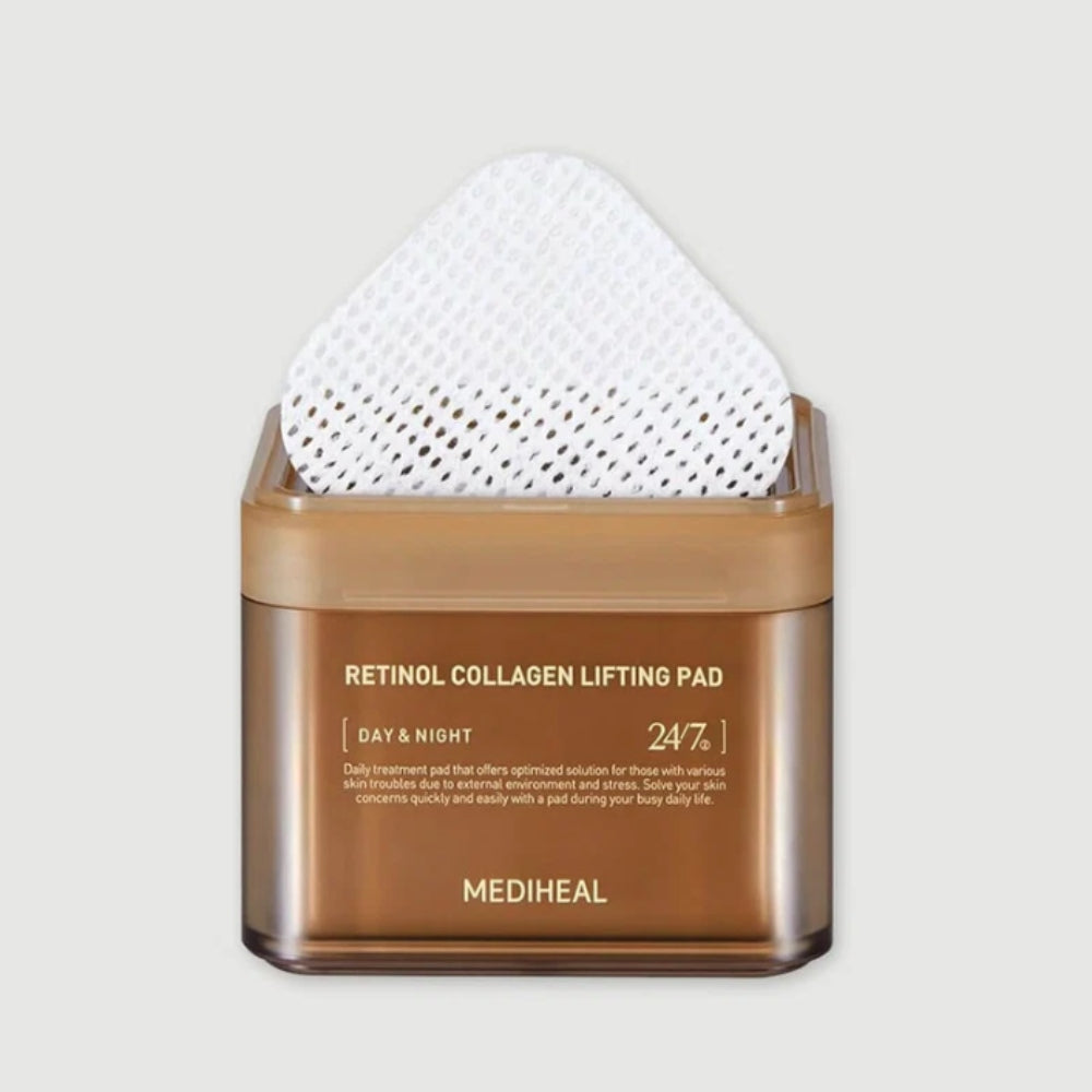 Korean Skincare MEDIHEAL Retinol Collagen Lifting Pad 100 Pads mit EAN 8809936740583  Koreanische Kosmetik K Beauty
