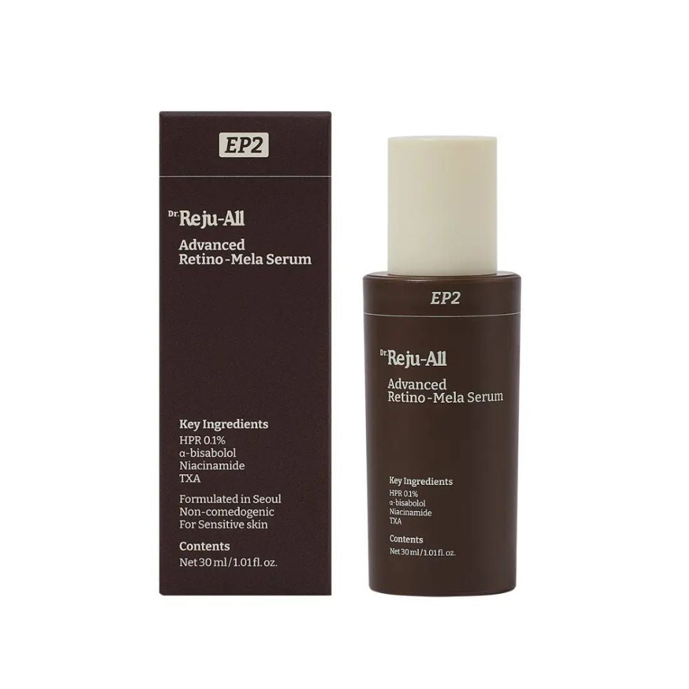 K Beauty Dr Reju All Advanced Retino Mela Serum 30 ml mit EAN 8800330330097 Korean Skincare Koreanische Skincare Serum mit HPR Retinoid Niacinamid und Tranexamsäure