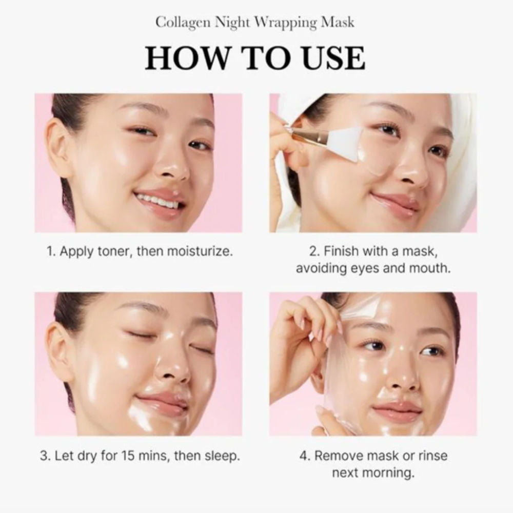 Korean skincareMedicube Collagen Night Wrapping Mask 75 ml mit EAN 8800256118984  Koreanische Kosmetik K Beauty 