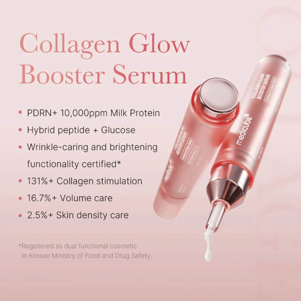 Korean Skincare Medicube Collagen Glow Booster Serum 15 ml mit EAN 8809981339206 Koreanische Kosmetik K Beauty 