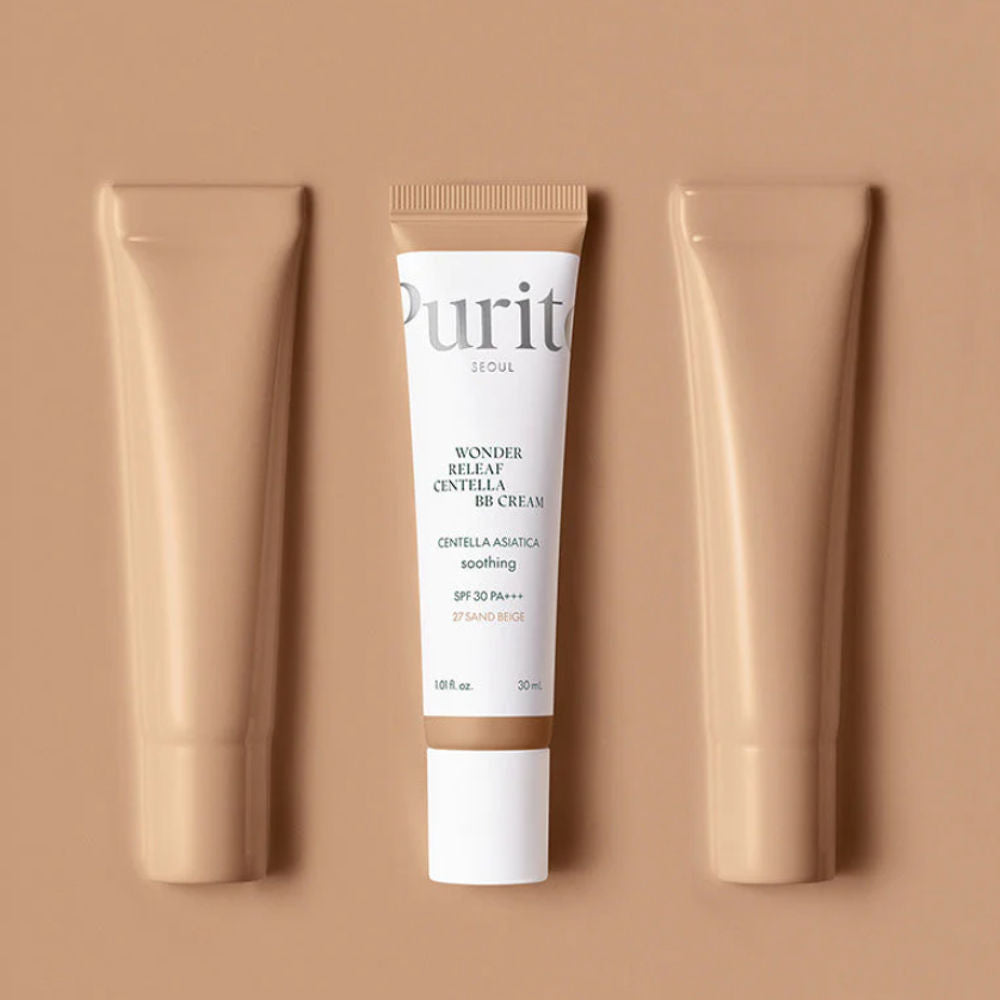 Koreanische Kosmetik Purito SEOUL Wonder Releaf Centella BB Cream SPF 30 PA+++ #27 Sand Beige 30 ml mit EAN 8809563103713 Korean Skincare  K Beauty 